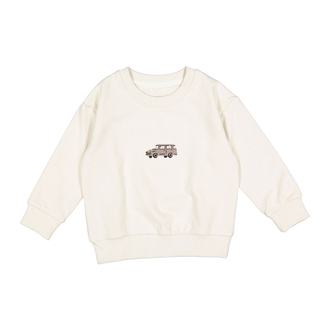 Lovely Littles The Embroidered Sweatshirt - Vintage Car