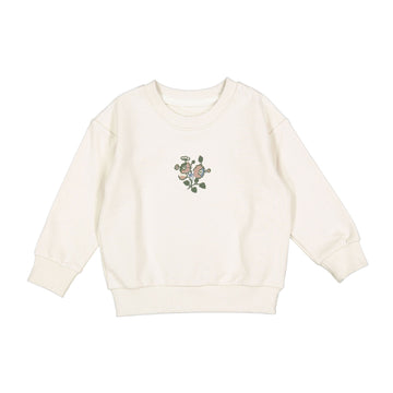  The Embroidered Sweatshirt - Flower