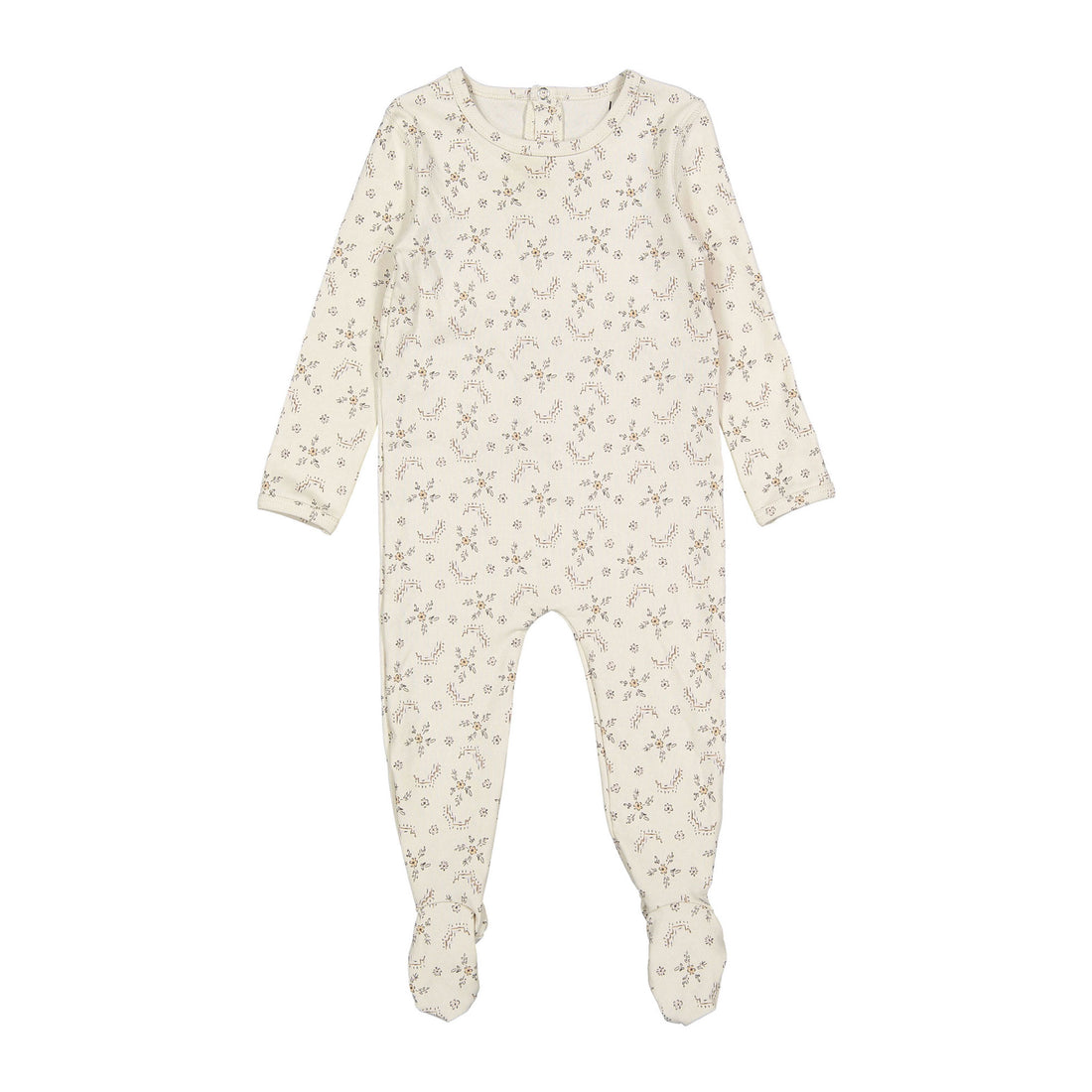 Ladida Layette Sketched Floral Romper