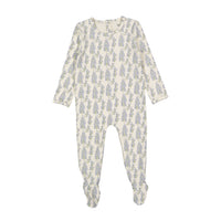 Ladida Layette Blue Wisteria Romper