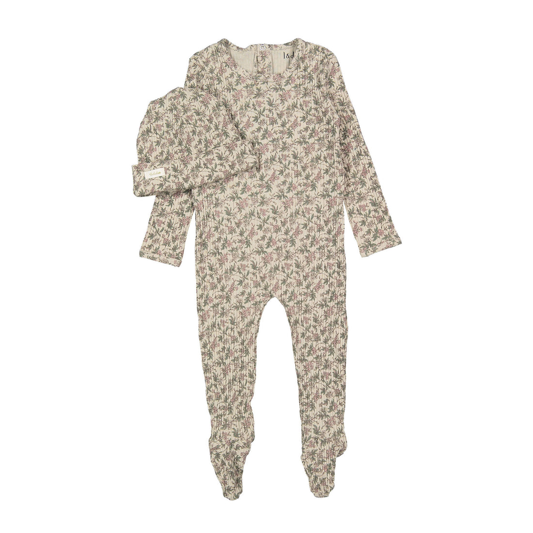 Ladida Layette Mauve Garden Romper + Hat