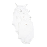 Ladida Layette 3 Pack White Onesies