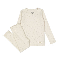Ladida Layette Blush Tiny Bud Pajama Set