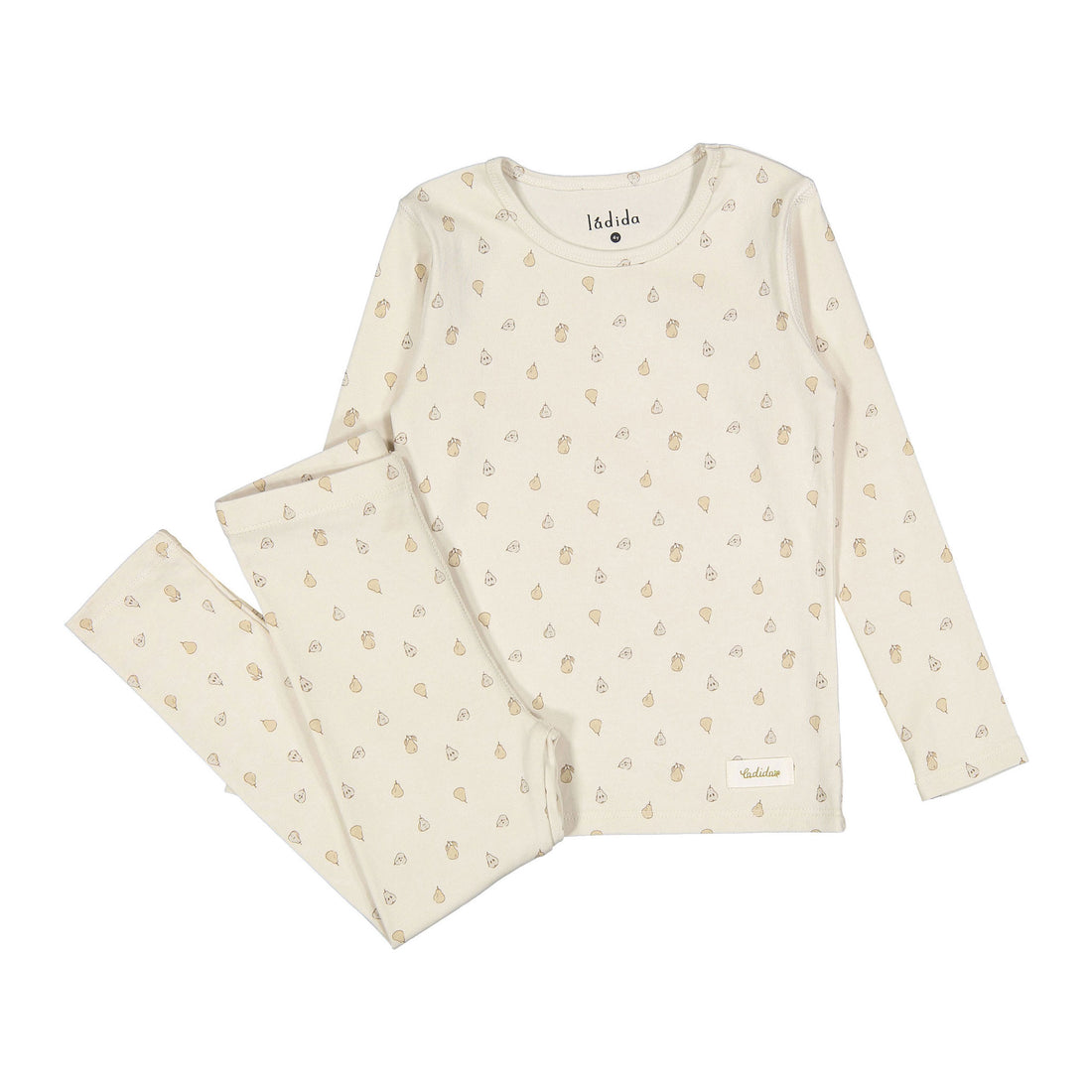 Ladida Layette Sketched Pears Pajama Set