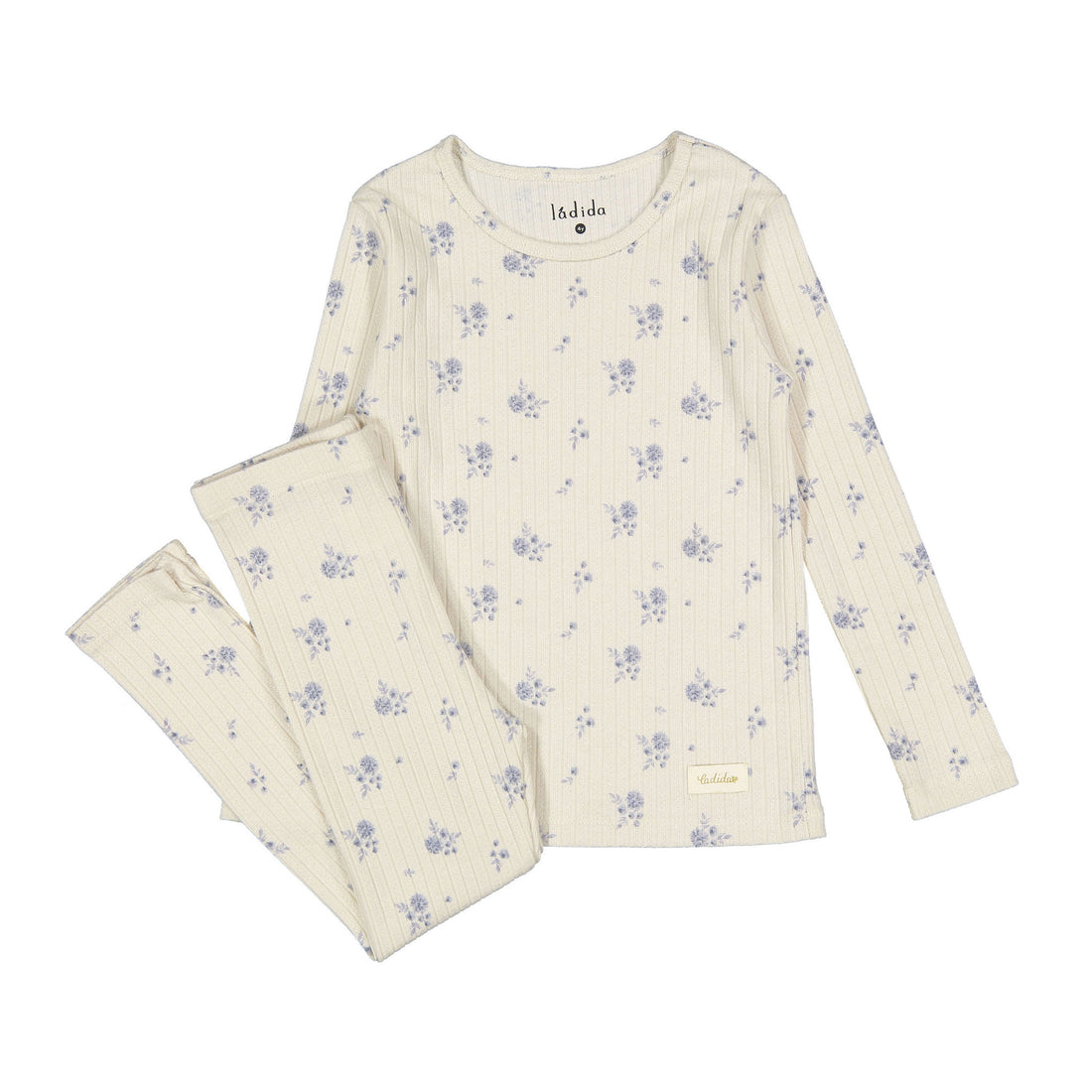 Ladida Layette Blue Watercolor Pajama Set