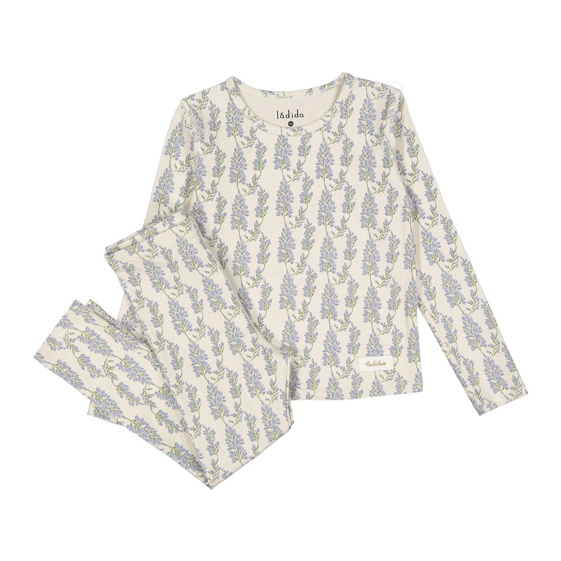 Ladida Layette Blue Wisteria Pajama Set