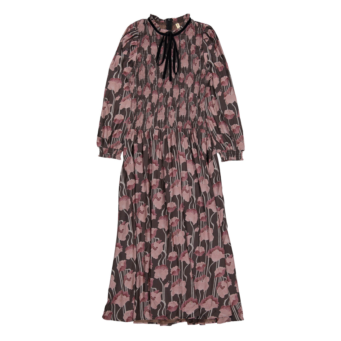 floral smock maxi dress Ava and Lu Floral Smock Maxi Dress S-16
