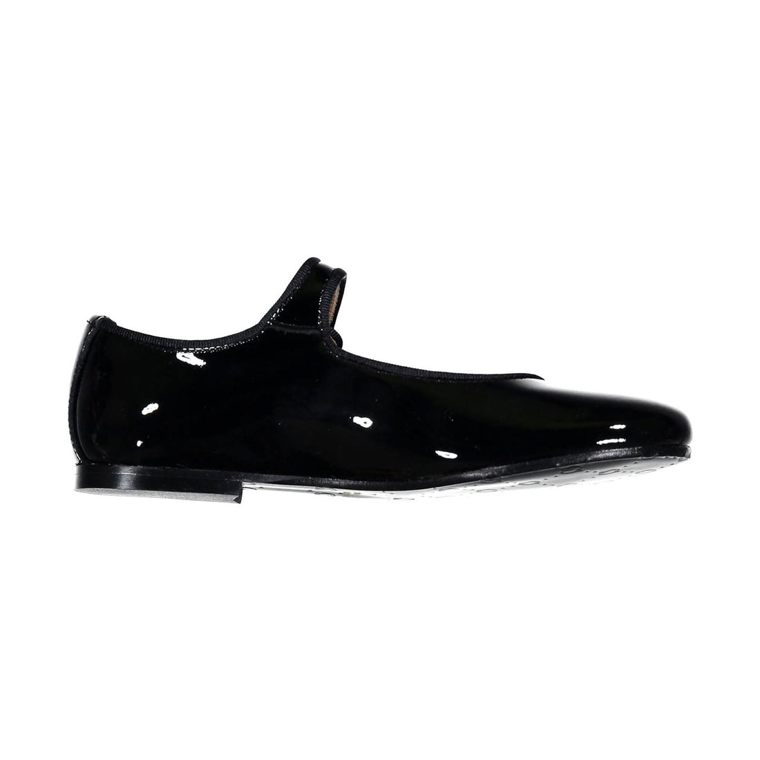 Papanatas Black Heart Detail Mary Janes