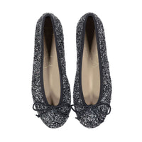 Papanatas Silver Glitter Ballet Flat