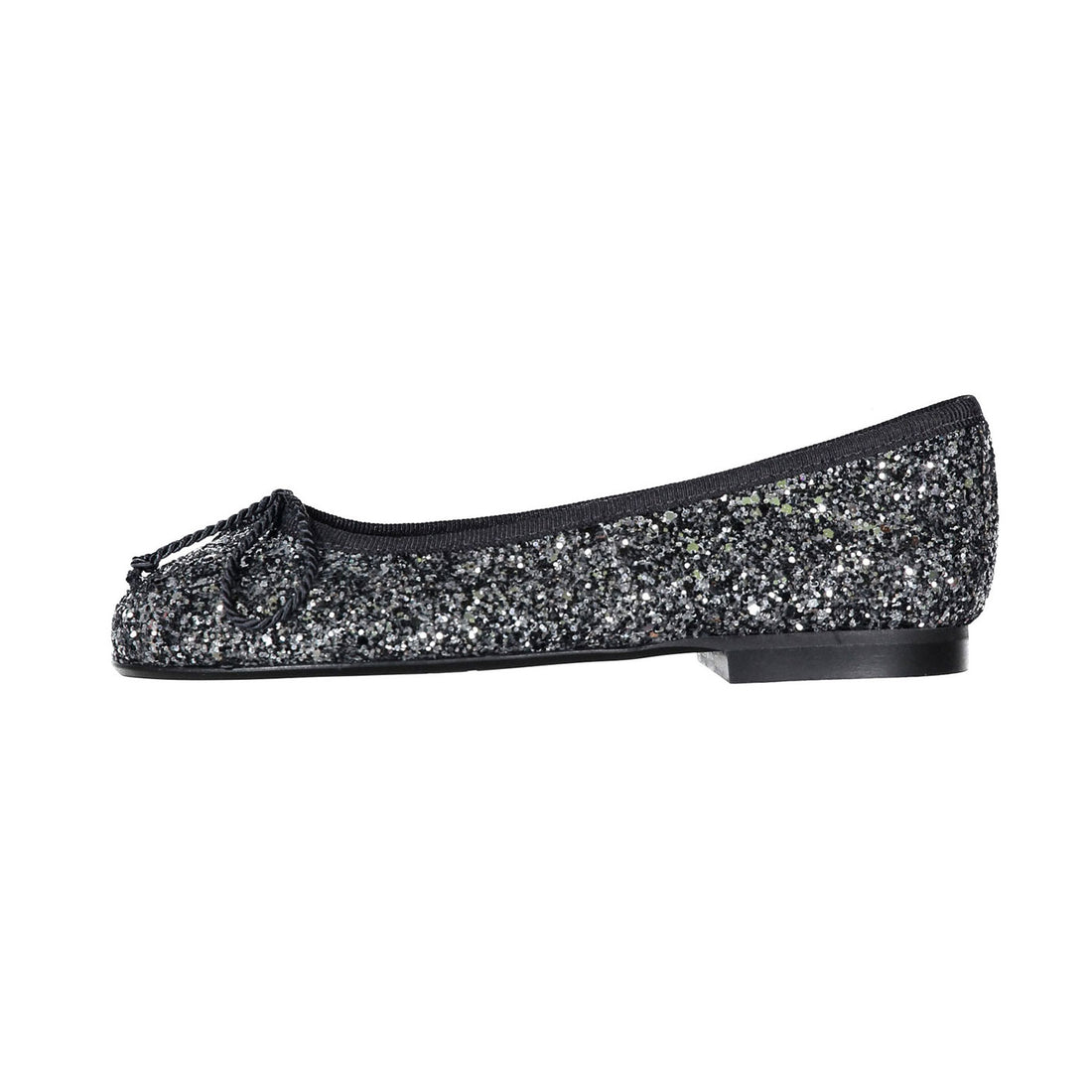Papanatas Silver Glitter Ballet Flat