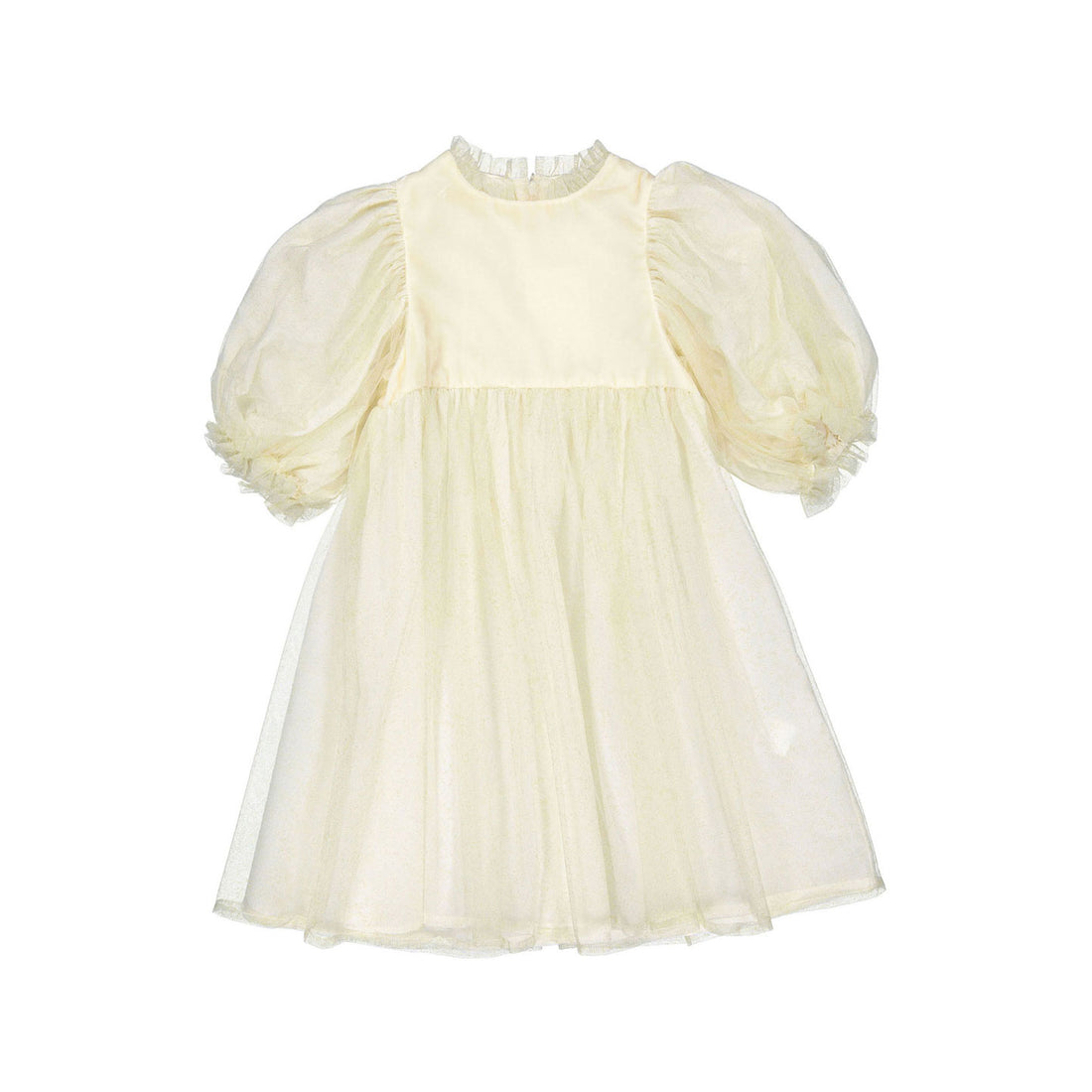 Bebe Organic Ivory Tulle Nyssa Special Dress 5