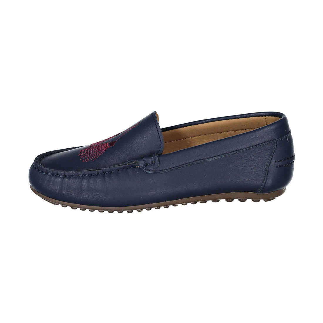 Ladida Shoes Navy Tassel Embroidered Loafer