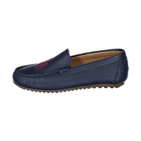Ladida Shoes Navy Tassel Embroidered Loafer