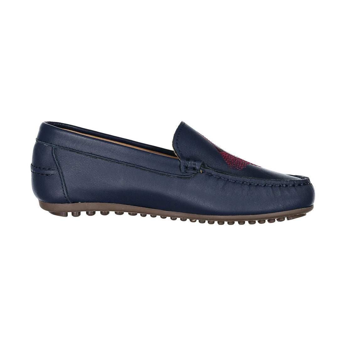 Ladida Shoes Navy Tassel Embroidered Loafer