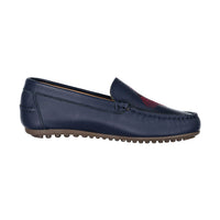 Ladida Shoes Navy Tassel Embroidered Loafer