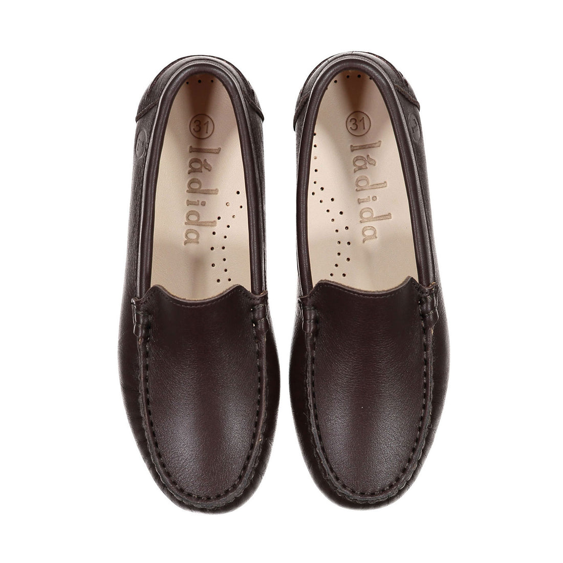 Ladida Shoes Brown Leather Loafer