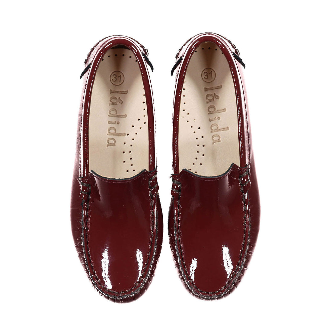 Ladida Shoes Brick Patent Leather Loafer
