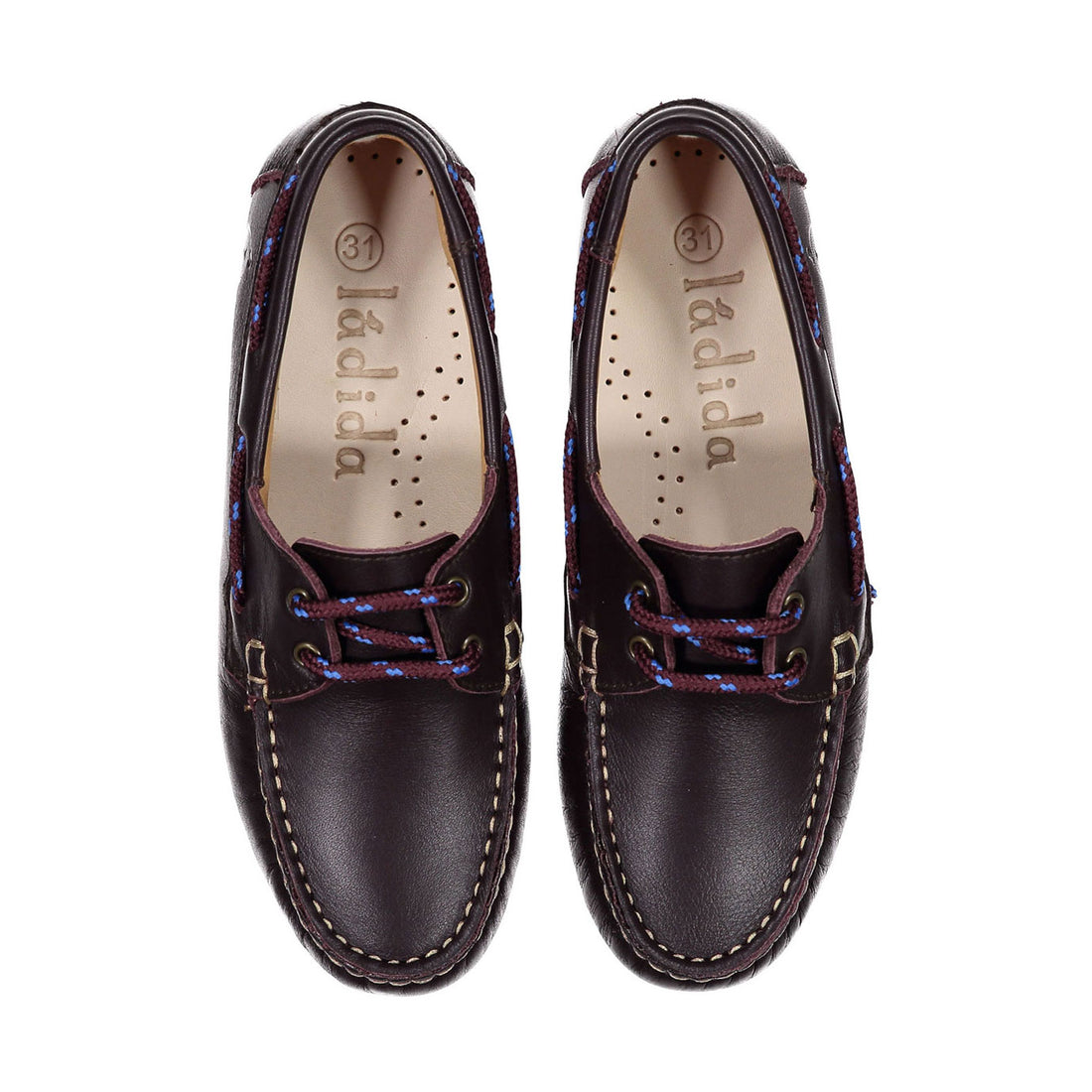 Ladida Shoes Burgundy Boat Loafer