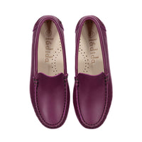 Ladida Shoes Magenta Leather Loafer