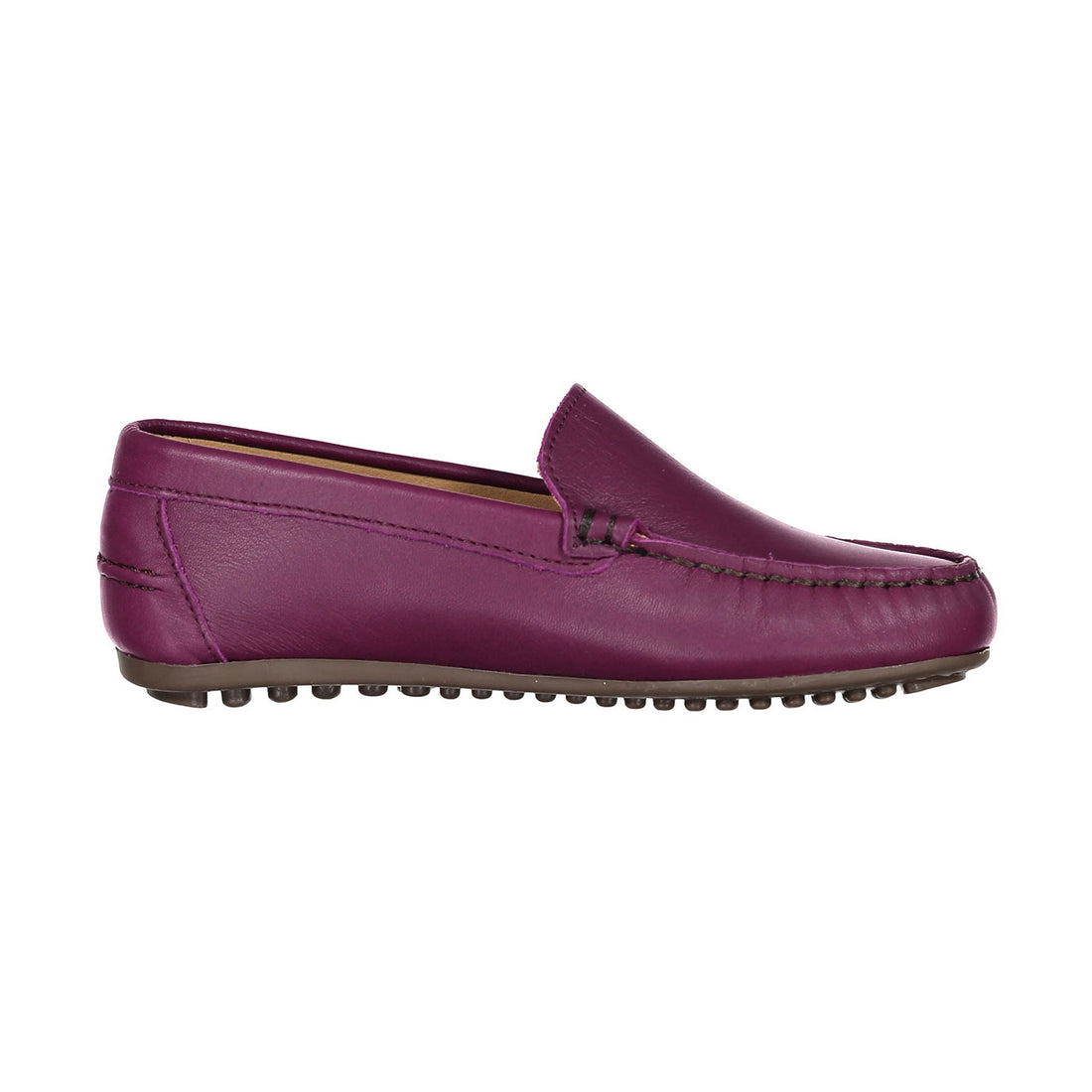 Ladida Shoes Magenta Leather Loafer