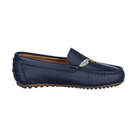 Ladida Shoes Navy Bee Embroidered Loafer