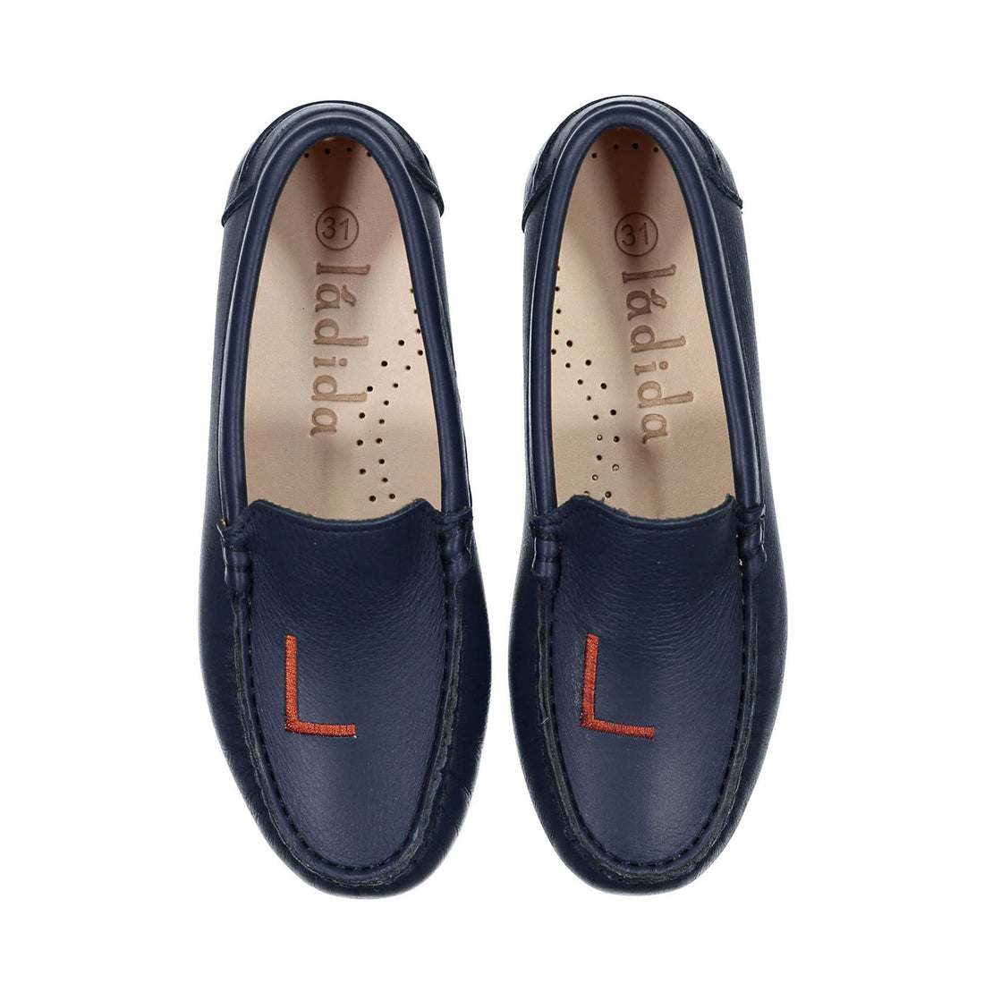 Ladida Shoes Navy L Embroidered Loafer