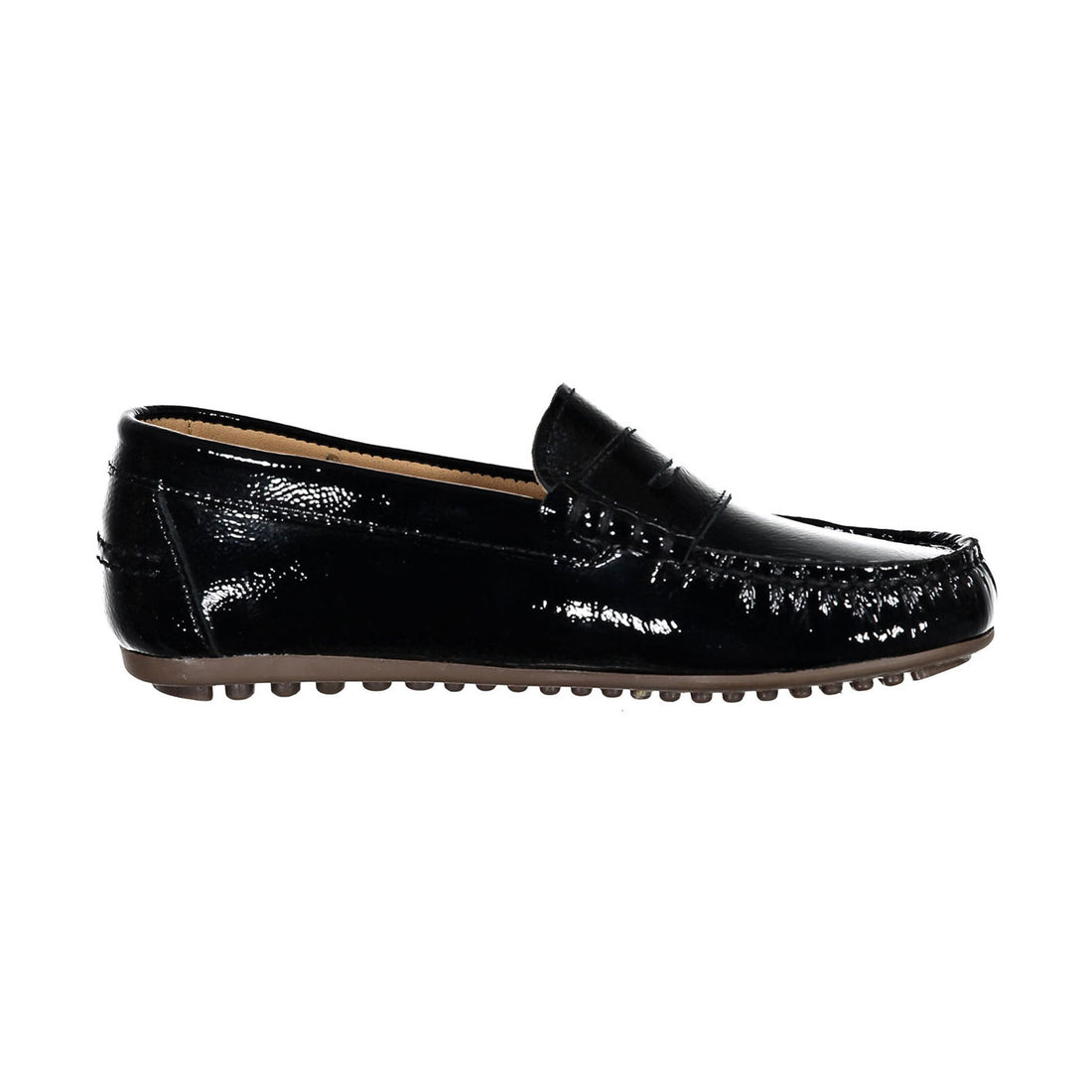 Ladida Shoes Black Patent Penny Loafer