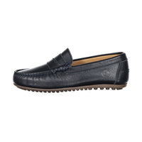 Ladida Shoes Deep Navy Leather Penny Loafer