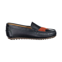 Ladida Shoes Navy Dog Embroidered Loafer