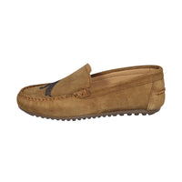 Ladida Shoes Camel Suede Dog Embroidered Loafer