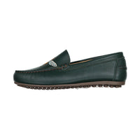 Ladida Shoes Emerald  Bee Embroidered Loafer