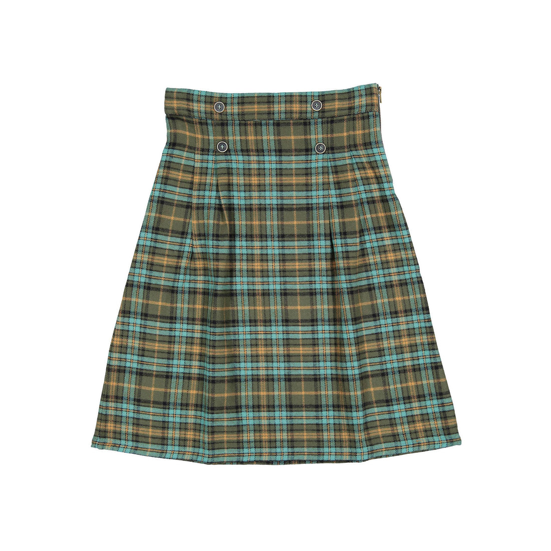 Bebe Organic Winter Check Seraphina Long Skirt