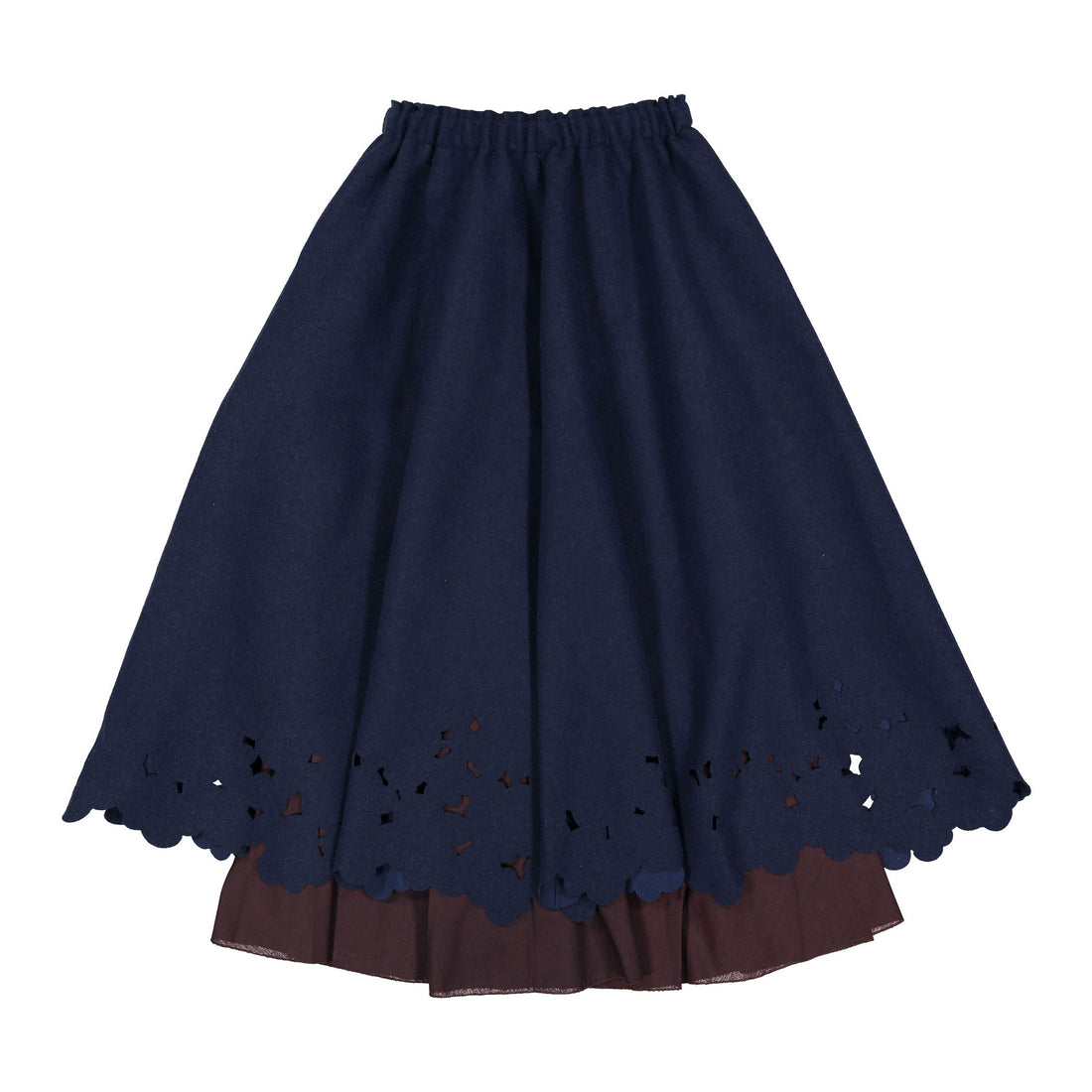 Venera Arapu Navy Mindy Drop Skirt