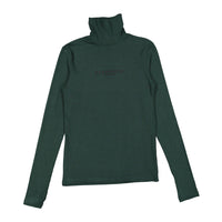 ELEMENTS Forest Green Chest Logo Turtleneck