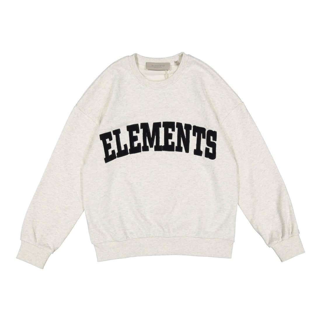 ELEMENTS Ivory Logo Crew Neck Sweatshirt
