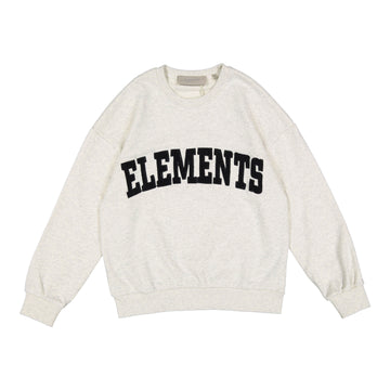  Ivory Logo Crew Neck Sweatshirt