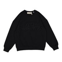 ELEMENTS Black Logo Crew Neck Sweatshirt