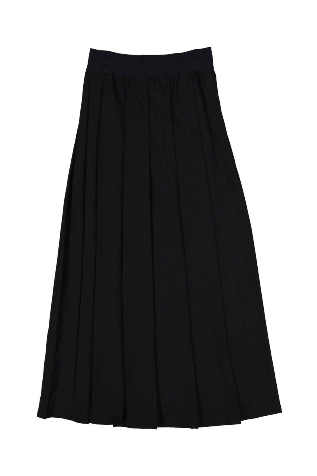 ELEMENTS Black Pleated Maxi Skirt