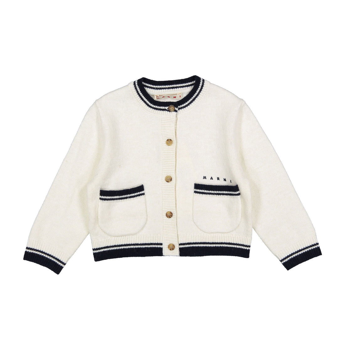 Marni White Baby Pullover