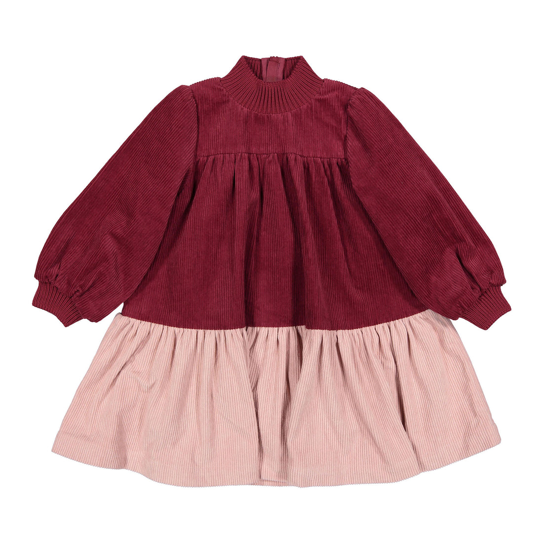 The Middle Daughter Beetroot & Cats Tongue Pink Word Of Mouth Dress