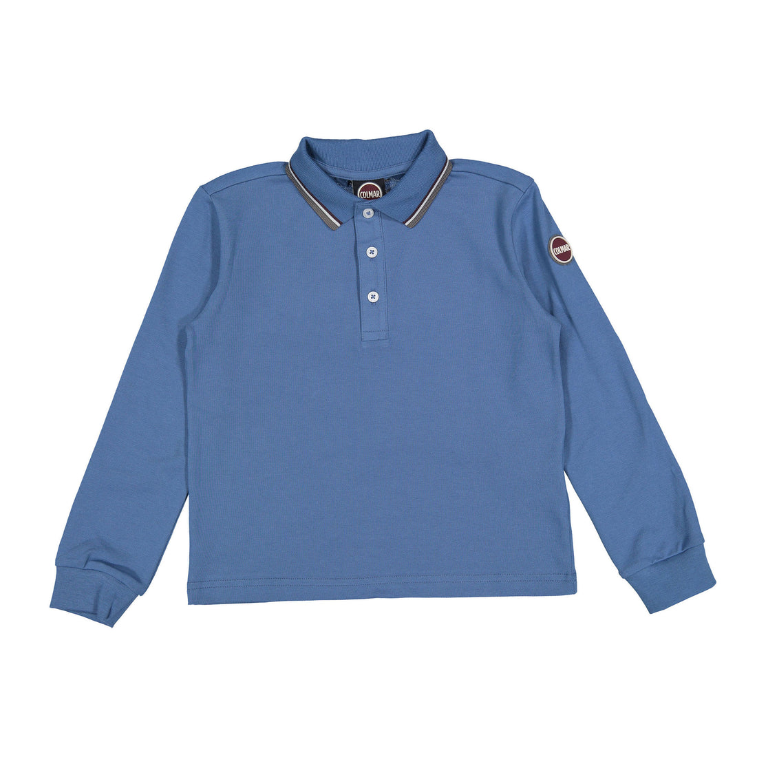 Colmar Slate Blue Collared Trim Polo