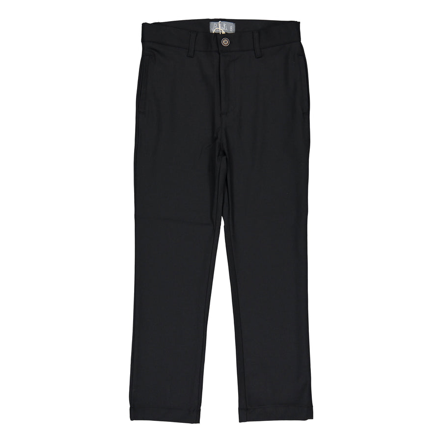 Belati Black Solid Pants