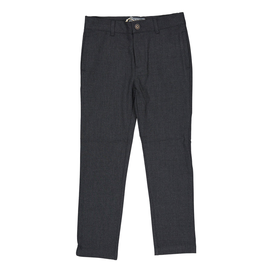 Belati Charcoal Solid Pants
