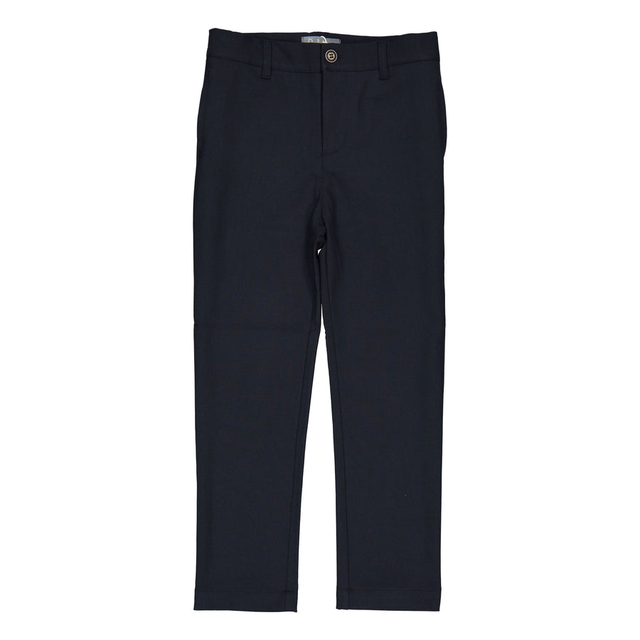 Belati Navy Solid Pants