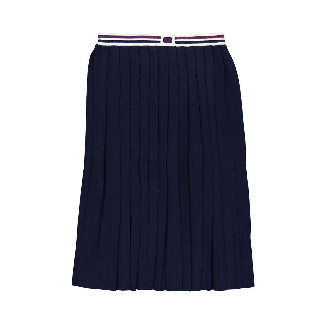 Twinset Blue Long Knit Skirt