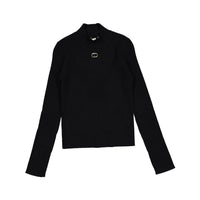 Twinset Black Knit Turtleneck