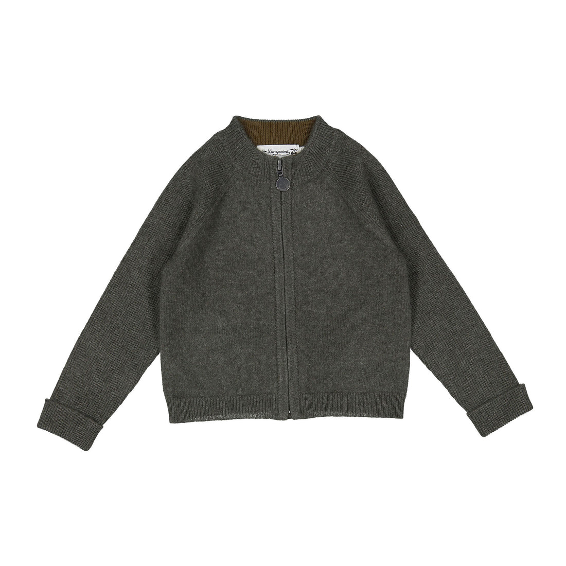 Bonpoint Light Khaki Thylio Baby Cardigan