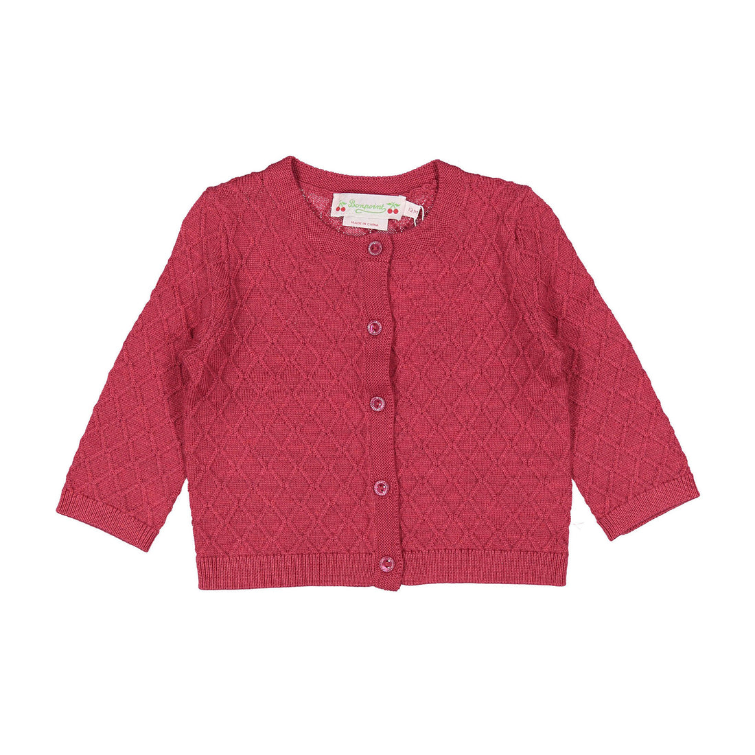 Bonpoint Cherry Jarancia Baby Cardigan