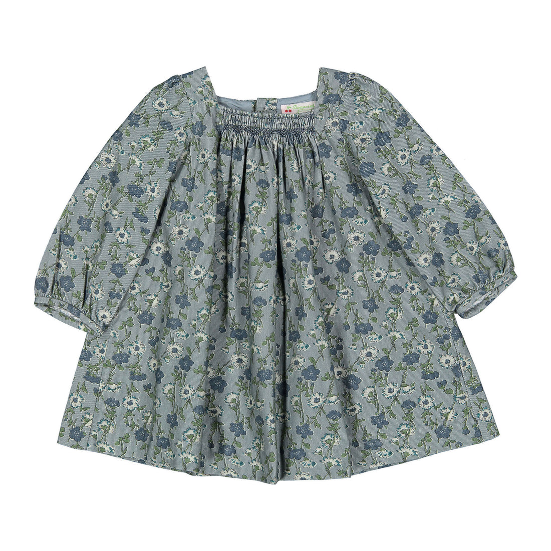 Bonpoint Greyish Green Jada Baby Dress