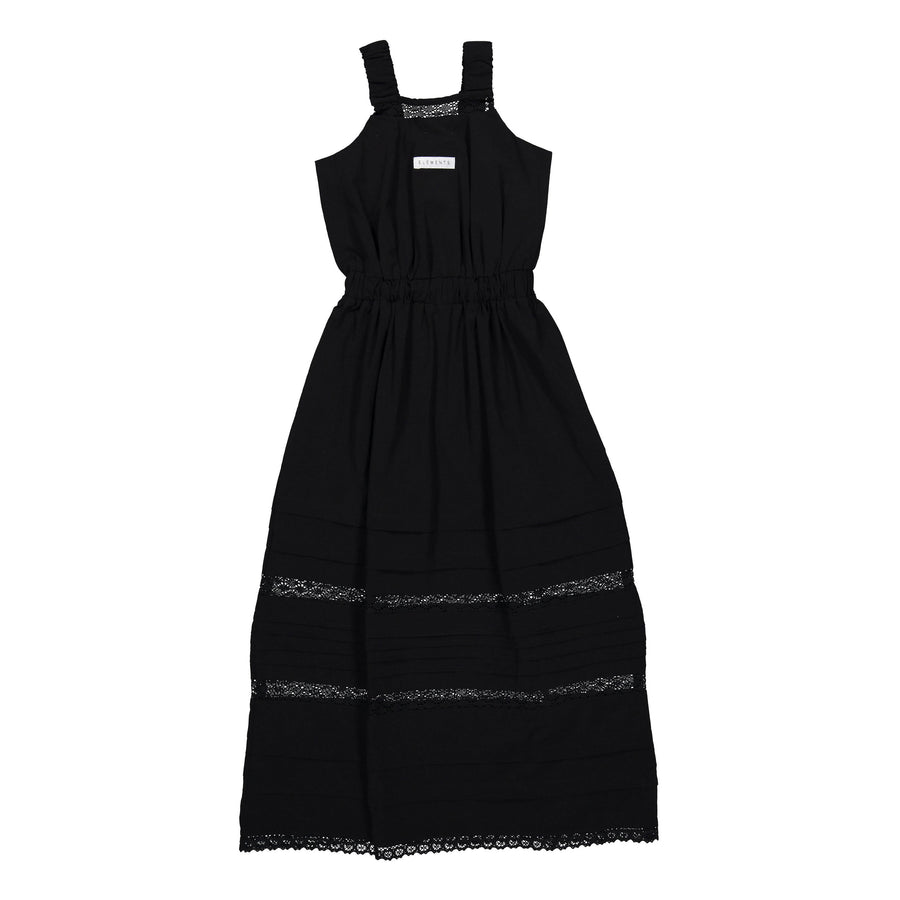 ELEMENTS Black Lace Detail Jumper